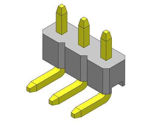 Konektor Pin Header 2.00mm Baris Tunggal Sudut Kanan TYPE 1 * 2PIN Ke 1 * 40PIN H = 2.00MM