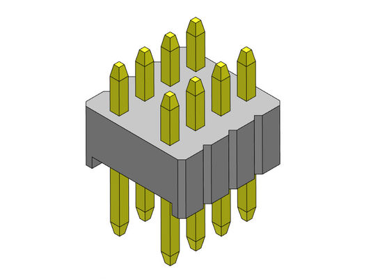1.27mm Serise Pin Header Connector Dual Row Straight Type 1.27*2.54mm 2*2PIN To 2*50PIN SQ0.46mm