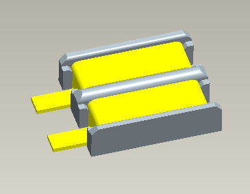 Konektor Baterai 2.5mm 60V Tipe SMT dengan ukuran jarak 1.2 hingga 6.5mm