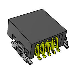 L 10.00mm High Speed ​​Board To Board Male Connector Sudut Kanan 90