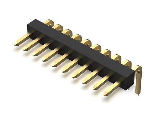 Konektor Pin Header 1.0mm Baris Tunggal Sudut Kanan TYPE 1 * 2PIN Ke 1 * 40PIN H = 1.0mm