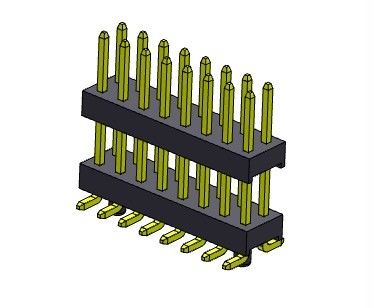 Pin Header Connector 2.54mm Dual Rows SMT TYPE DENGAN Pasak 2 * 2PIN Ke 2 * 40PIN