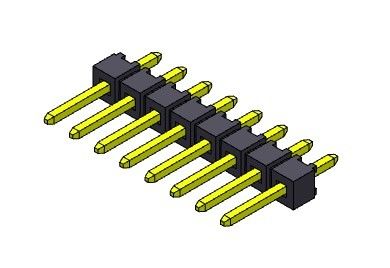 Pin Header Connector 2.54mm Single Row DIP TYPE 1 * 2PIN Ke 1 * 40PIN H = 2.54MM