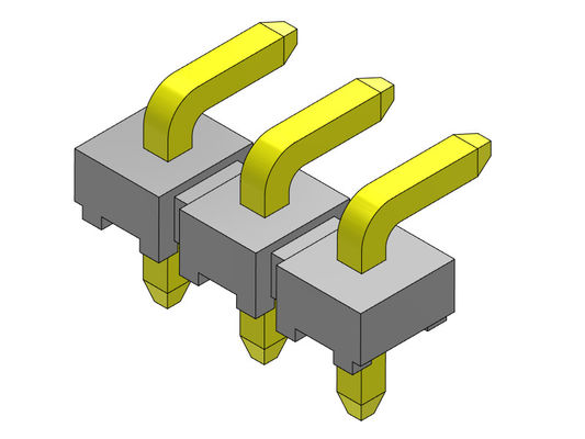 Konektor Pin Header 2.54mm Baris Tunggal R/A TIPE 1 * 2PIN Ke 1 * 40PIN H=2.54MM H=1.5MM