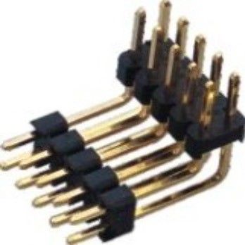 Konektor Pin Header 2.54mm Baris Ganda R/A TIPE 2*2PIN Ke 2*40PIN H=2.54MM