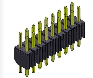2.00mm PCB Header Connector Dual Row Dip TYPE 2 * 2PIN Ke 2 * 40PIN H = 4.00MM