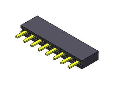 Konektor Header PCB 2.54mm Konektor Tipe Dip Baris Tunggal 1 * 2PIN Ke 1 * 40PIN