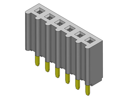 Konektor Header Wanita 2.54mm Single Row Dip TYPE 1 * 2PIN Ke 1 * 40PIN H = 8.50mm