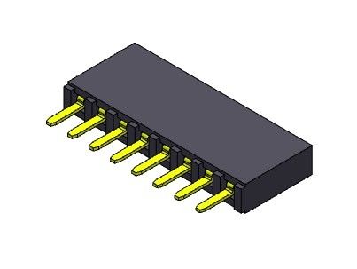 Konektor Header Wanita 2.54mm Single Row Dip TYPE 1 * 2PIN Ke 1 * 40PIN H = 8.50mm