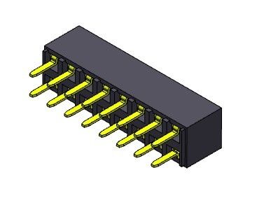 Konektor Header Wanita 2.54mm Tipe Dip Baris Ganda 2 * 2PIN Ke 2 * 40PIN H = 5.60mm