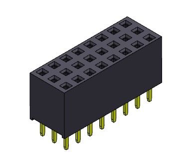 Triple Row Dip TYPE Female Pin Connector 2,54 Mm 3 * 3PIN Ke 3 * 40PIN