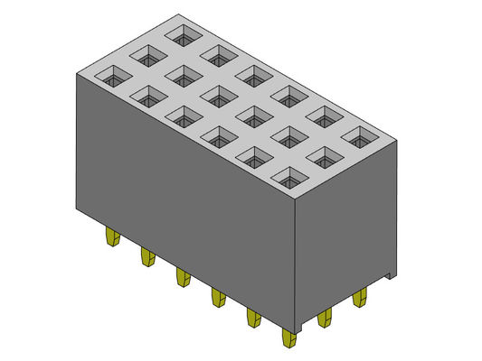 Triple Row Dip TYPE Female Pin Connector 2,54 Mm 3 * 3PIN Ke 3 * 40PIN