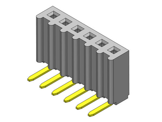 2.54mm Sudut Kanan PCB Header Connector Pin Header Female Dip TYPE 1 * 2PIN Ke 1 * 40PIN