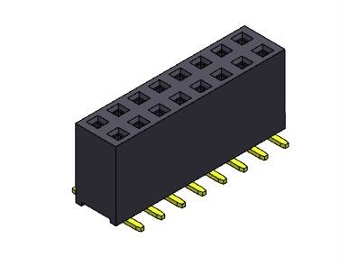 Konektor Header Papan Sirkuit JENIS SMT 2.54mm 2 * 2PIN Ke 2 * 40PIN H = 8.50mm