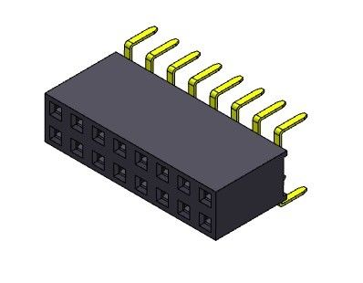 2.54mm Dual Row Dual Entry Pin Female Header Connector 2 * 2PIN Ke 2 * 40PIN