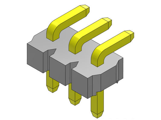 Konektor Pin Header 3.96mm Baris Tunggal R/A TIPE 1 * 2PIN Ke 1 * 24PIN H = 3.18MM
