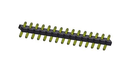 Konektor Pin Header 5.08mm Single Row Dip TYPE 1 * 2PIN Ke 1 * 20PIN H = 2.54MM