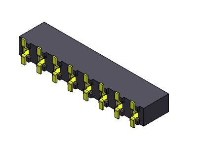Konektor Header Wanita 5.08mm Baris Tunggal TIPE SMT 1 * 2PIN Ke 1 * 20PIN H = 8.90mm