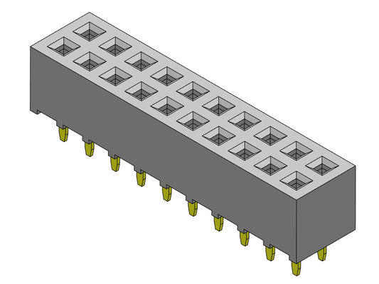 2 * 2PIN Ke 2 * 40PIN Header Pcb Connector 2.00mm JENIS Dip Baris Ganda