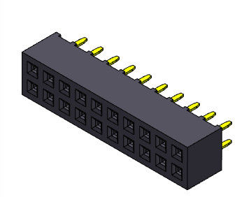 2 * 2PIN Ke 2 * 40PIN Header Pcb Connector 2.00mm JENIS Dip Baris Ganda