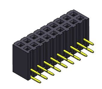 2.00mm Female Pin Header Dip TYPE 2*2PIN Ke 2*40PIN H=4.85mm