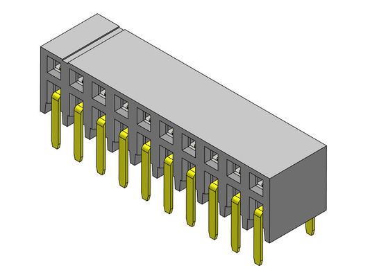 Konektor Header PCB 2.00mm Konektor Header Wanita 2 * 2PIN Ke 2 * 40PIN
