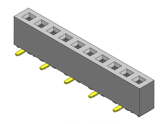 2.00mm Single Row SMT TYPE Konektor Header PCB 1 * 2PIN Ke 1 * 40PIN H = 4.30mm