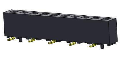 2.00mm Single Row SMT TYPE Konektor Header PCB 1 * 2PIN Ke 1 * 40PIN H = 4.30mm