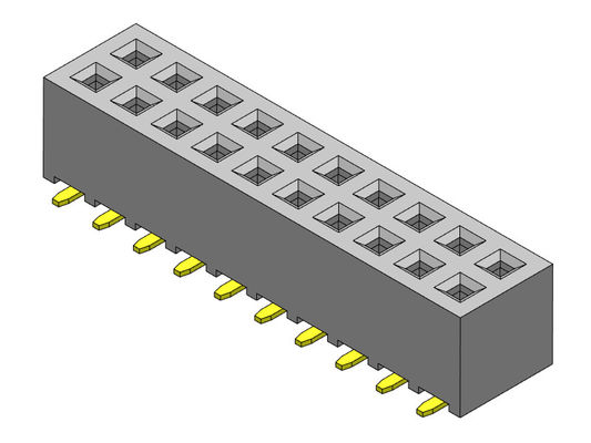 2.00mm Low Profile Female Header SMT TYPE 2 * 2PIN Ke 2 * 40PIN