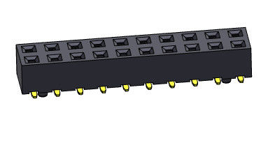 2 * 2PIN Ke 2 * 40PIN Konektor Header PCB Permukaan Mount Female Header 2.00mm