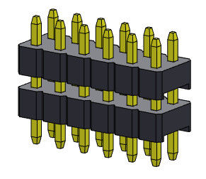 Pin Header Connector 2.00mm Dual Row Stack DIP TYPE 2 * 2PIN Ke 2 * 40PIN