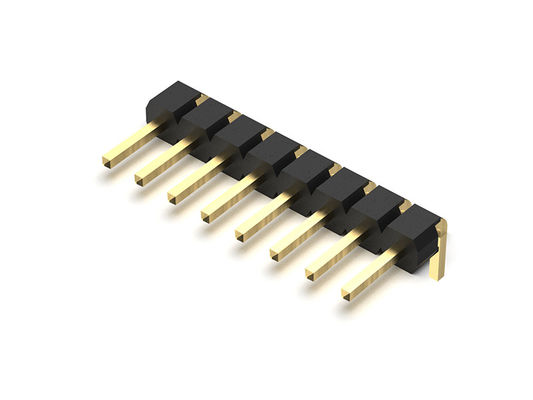 Konektor Pin Header 2.00mm Baris Tunggal Sudut Kanan TYPE 1 * 2PIN Ke 1 * 40PIN H = 2.00MM