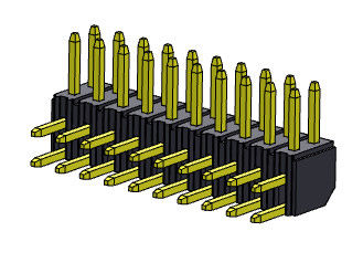 Konektor Pin Header 2.00mm Baris Ganda R/A JENIS Lurus 2*2PIN Ke 2*40PIN H=4.30MM