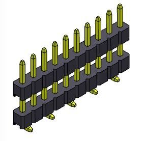 SMT TYPE PCB Header Connector 2.00mm Single Row Pin Header 1 * 2PIN Ke 1 * 40PIN