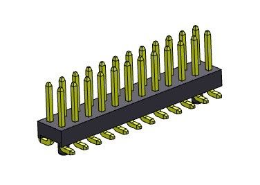 2.00mm Dual SMT TYPE Konektor Header PCB 1 * 2PIN Ke 1 * 40PIN