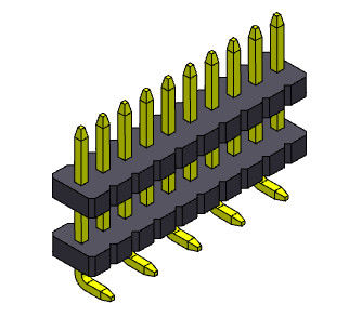 Konektor Header SMT Pin Female 1 * 2PIN Ke 1 * 40PIN SQ0.40mm