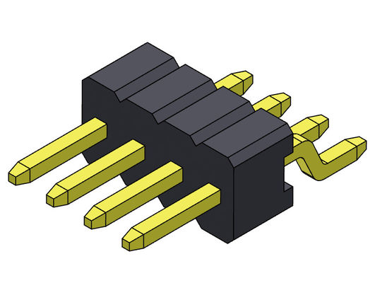 1.27mm Pin Female Header Connector Konektor Pin Universal R / A 1 * 3PIN Ke 1 * 33PIN
