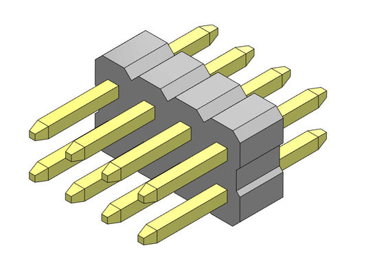 2 * 3PIN Ke 2 * 40PIN Pin Female Header Connector 1.00mm Tipe Ganda Baris Lurus
