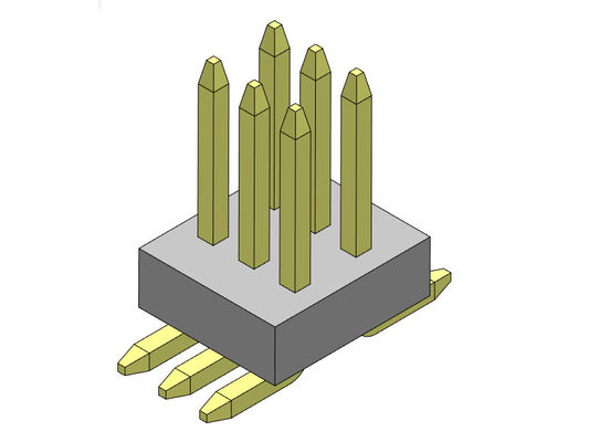 Pitch 0.8 * 1.2mm 2 * 3PIN Ke 2 * 50PIN Pin Female Header Connector 0.8mm Dual Row