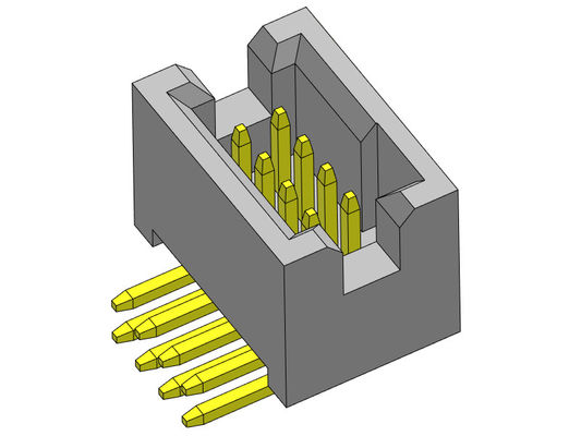 Konektor Header Kotak Elektronik 1.27mm Tipe Dip R/A Baris Ganda