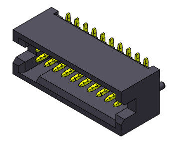 300V AC/DC Box Header Connector 1.27mm Tipe SMT Dengan Pasak