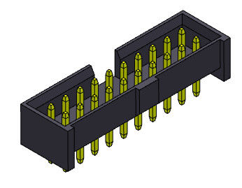 2mm Pitch Box Header Connector Dual Row Stright Dip Type H=4.80mm