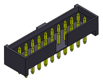 2mm Pitch Box Header Connector Dual Row Stright Dip Type H=4.80mm