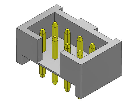 2mm Pitch Box Header Connector Dual Row Stright Dip Type H=4.80mm