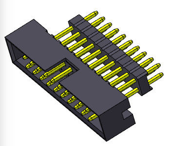 Konektor Header Kotak Baris Ganda 2.00mm Tipe Stright Dip Ditinggikan