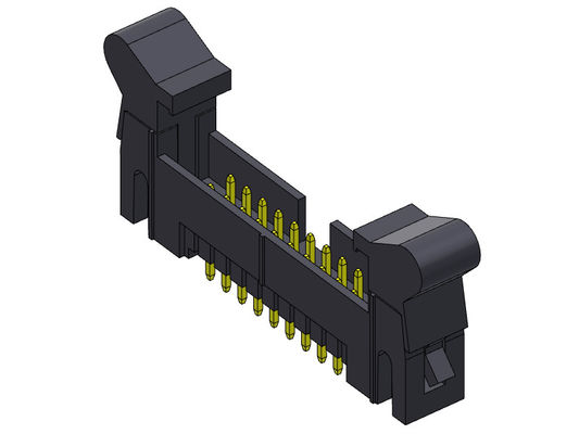 Stright Dip Type Nylon9T Box Header Connector Ejector Header 2.54mm 2*4-2*32Pin 3AMP