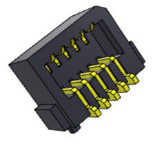 Entri Samping Papan SMT Ke Papan Konektor Pitch 0.80mm 10-60Pin UL94V0 PA69T