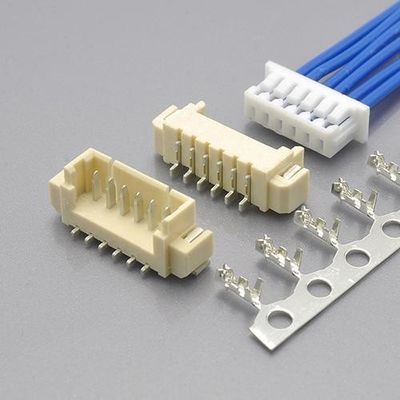 1.25mm Kawat Wafer Ke Papan Konektor Baris Tunggal UL94V0 Nylon-9T 2Pin-16Pin MX 53398xx67