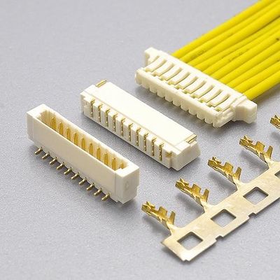 Konektor Kawat Ke Papan 1.0mm Wafer Sudut Kanan Tipe SMT 2Pin-20Pin SMxxB SRSS