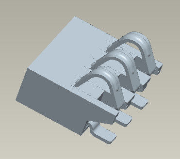 Pitch 1.6mm Smt Type Connector untuk menghubungkan baterai yang dapat dilepas dengan Pasak